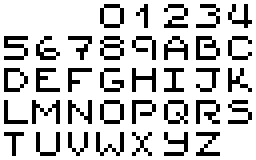 Pine 8x8 font